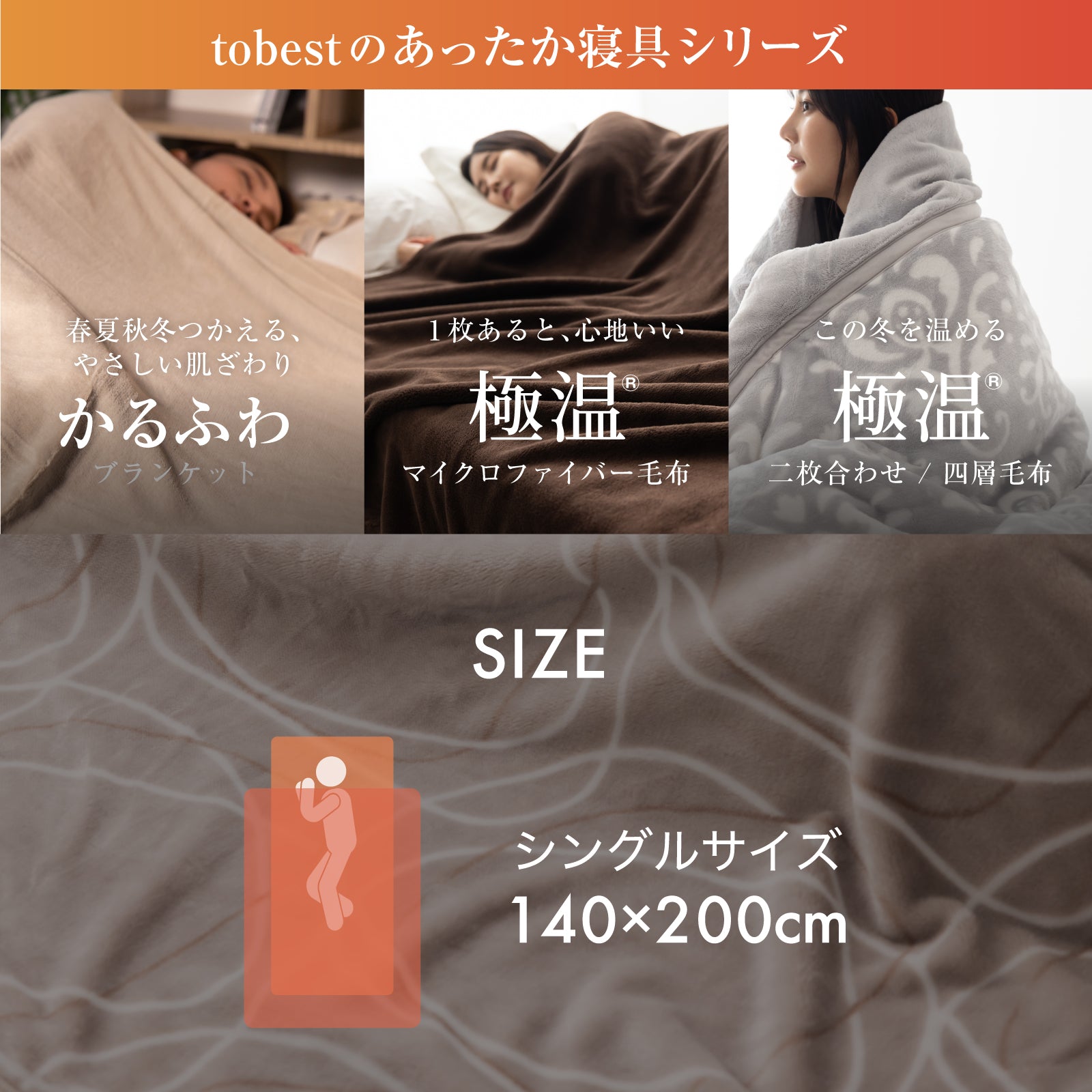 極温premium 四層毛布