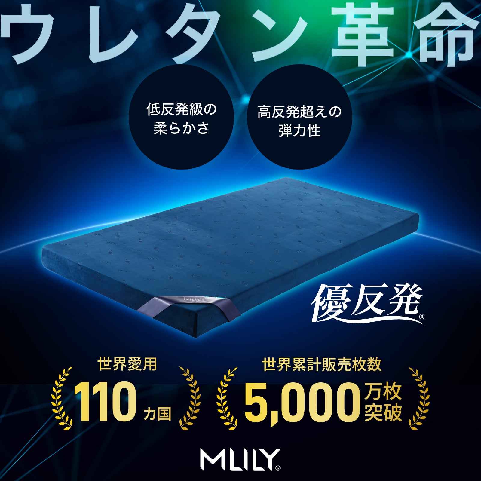MLILY エムリリー smart form mattress シングル マットレス 厚さ11cm 幅97cm 長さ195cm エムリリー 優反発マットレス 11cm