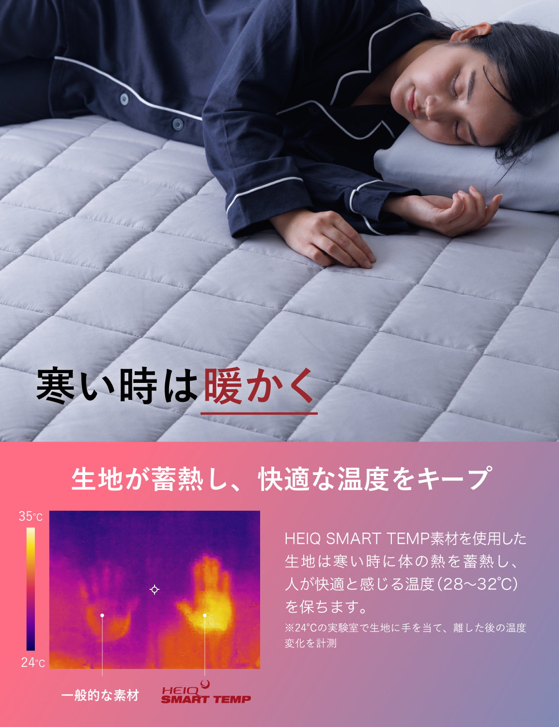 調温敷きパッド